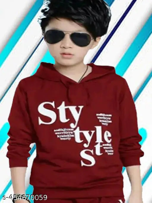 Printed full sleeves hoodie pack for kids, vibrant design, trendy casual wear, 2 pieces, high-quality cotton, India origin
