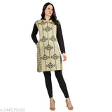 Woolen kurti, long sleeves, formal wear