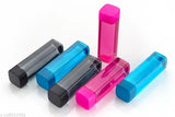 Multicolor Feednix Squaremate plastic water bottles, 1L each (Pack of 6) for hydration on-the-go