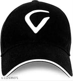 White cotton baseball cap with pack of 2 wafers, ideal for casual outdoor activities, from India