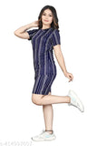 Women's printed lycra night suit and nightdress on lowest price, colorful, polycotton, comfortable sleepwear for women