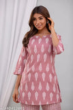 Rayon printed nightsuit combo for women, elasticated bottoms, three-quarter sleeves, best for sleepwear, soft fabric, India origin