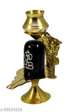 Brass Shivling, traditional Lord Shiva statue for home pooja