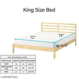 Glace cotton, trendy heavy fitted queen bedsheet & pillow covers (180 thread count), golden elastic border, ideal for summer