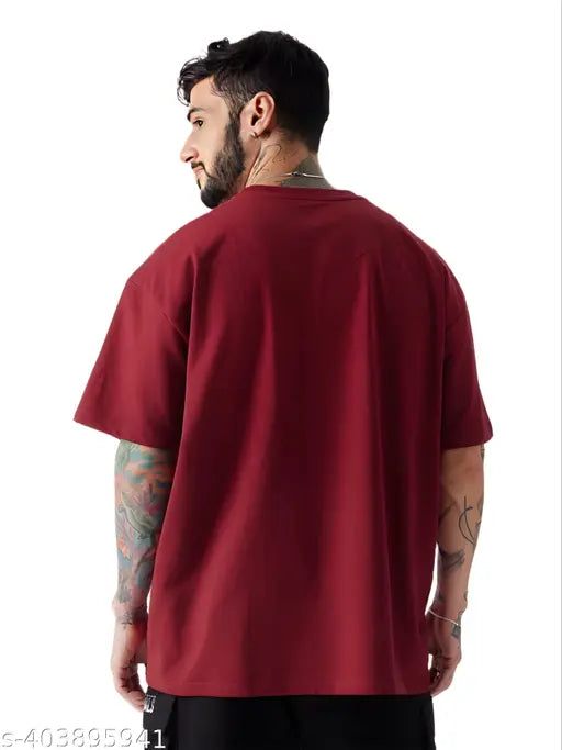 Men's Amiri Print Oversized Cotton Blend T-Shirt, baggy design, drop shoulder, short sleeves, versatile style for daily wear or active pursuits, soft and comfortable fabric, country of origin: India