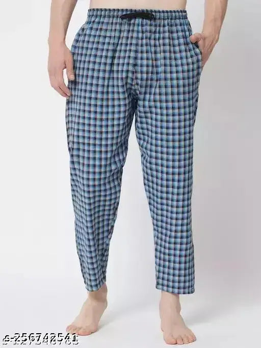 Red cotton chambray women's pyjamas combo pack of 3 styles, includes pants and chakka