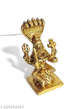 Brass Karmari statue decor, 200gm, Indian handcrafted idol, 8cm height
