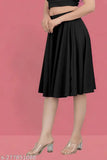 Ravishing unique women's western skirt with high waist and ruffled hem