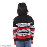 Rebiva Trendy Fancy New Stripped Design Woolen Knitted Full Sleeve Sweater With Button Closure,Sweatshirt for Kids/Sweater for Girls/Baby Sweater/ TopWear Sweater for Infant Toodler Girls and Boys (Pack of 1)Dailywear and Partywear Sweater