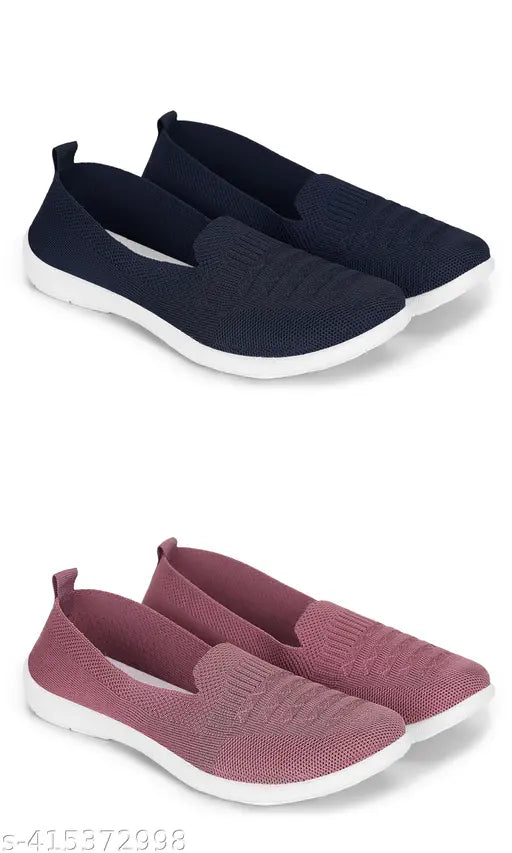 Synthetic bellies, fashionable for women & girls - TPMS Latest Collection comfortable ballet flats on display