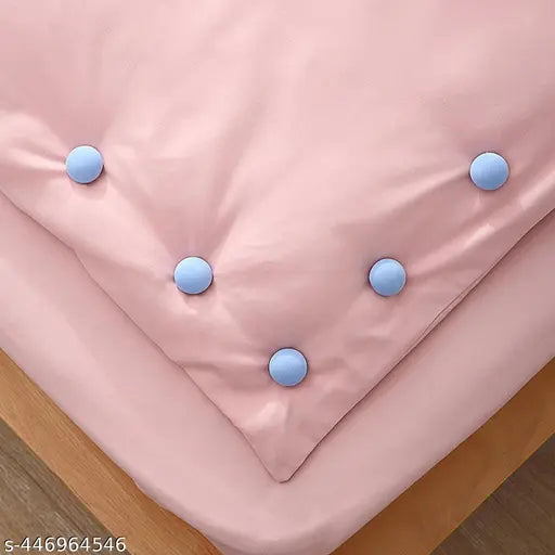 Soft fabric, blue pin set, duvet clips, mattress sheet fixing tool with button and pin system, suitable for quilt covers, stylish cushion covers, and blanket bed sheets