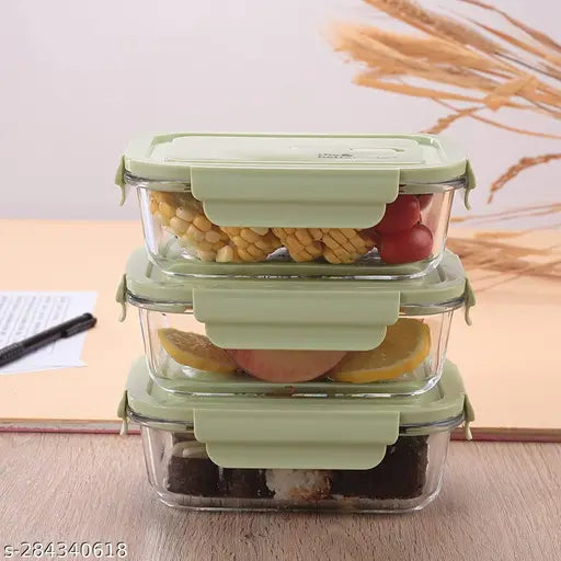 600 ml rectangular borosilicate glass food storage oven safe set with air vent lid airtight lid microwave safe tiffin bowl glass reheating serving bowl 1 piece