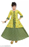 Cotton blend printed net baby girl frock, three-quarter sleeves, 4-5 years - Indian girls' fashion dress on hanger