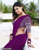 Soft chiffon Zomato Rangila saree with embroidered net blouse, Indian Kalamkari fashion on display