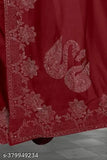 Diamond-patterned Georgette saree with Swarovski hotfix diamonds, festive wear for work parties and events