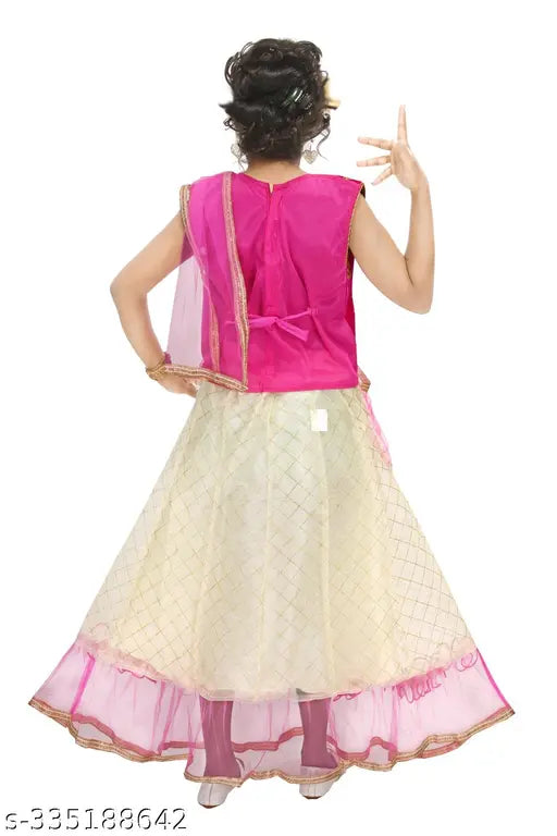 Velvet & net lehenga choli sets for girls, intricate applique embellishments on Indian party wear