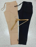 Cotton pants combo with a black top and hanger