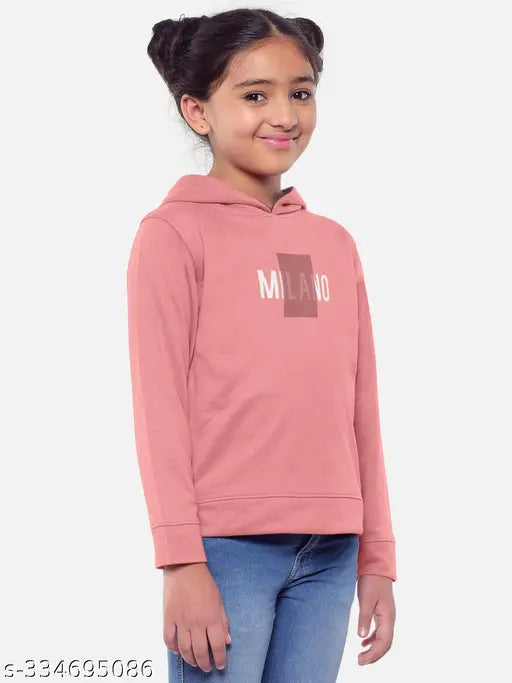 Multicolor cotton blend hoodies pack of 2 for kids, featuring trendy prints and ribbed sleeves & hem, suitable for cold and semi-cold conditions