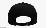 A black baseball cap with a large bill