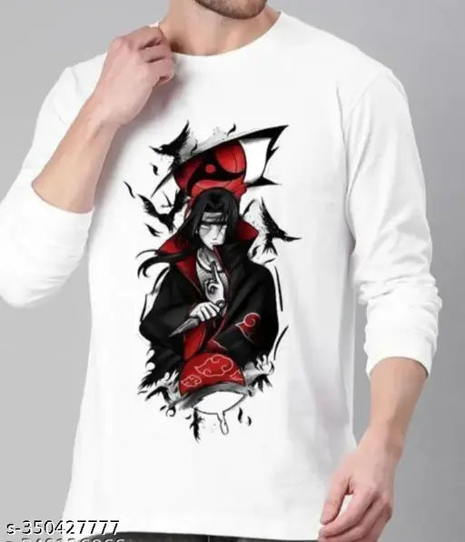 Striped polyester Itachi full sleeve t-shirt, long sleeves in various sizes (S to XXL), made in India