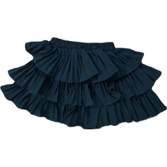 Baby Girl Light Green Top and Blue Skirt Set - GillKart