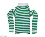 Woolen striped skivvies (pack of 2), warm full sleeves high neck for winter, fits 9-12 months to 11-12 years, Indian origin