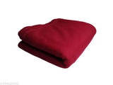 Warm and cozy Homiee polar fleece single bed blanket, lightweight & soft for home, travel, or camping (400gm each)