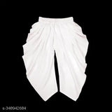 Green crepe anarkali dhoti kurta set for girls, part of Queenpin Festive Collection with printed design and sleeveless top, suitable for ages 1-8 years