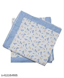 Golden Leaf cotton summer multicolor topsheet with botanical border, perfect for single bed (pack of 2)