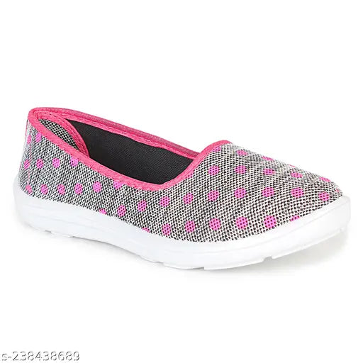 Synthetic printed ballerina juttis - comfortable fashion for women & girls, India