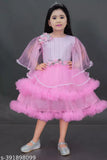 Embellished net dress for girls birthdays and weddings, India origin