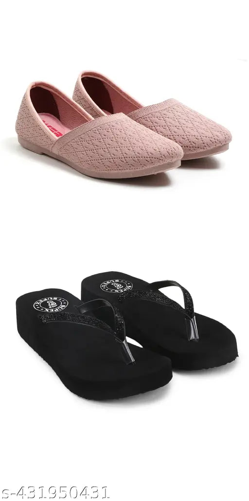 Women's party-wear high heels with bellies, decorative heel covers, black and pink color options
