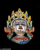 Metal Tara Devi mask for prosperity & home decor, Indian Feng Shui art showpiece