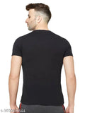 Black Demon Slayer Tenjiro Kamado Printed Pure Cotton Men's Short Sleeve T-shirt, regular fit, India origin