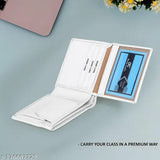 Modern leather wallet, Dezire Crafts DC Branded, 2 compartments, solid net, free size (12cm x 9cm)
