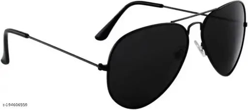 Modern winter combo: Embellished wool hat, scarf & black polarized sunglasses for kids, India-made