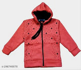 Tiny Souls Unisex Kids Grinder Hooded Zip Sweater (wool net), versatile topwear for casual or formal looks, color may vary