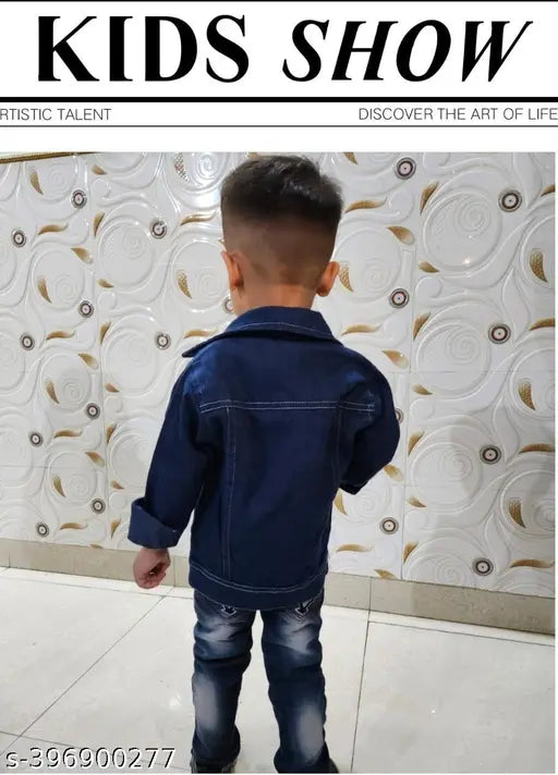 boys dark jacket kids wear