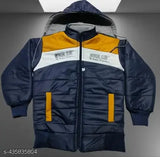Funky boys coats, blue and yellow with zipper