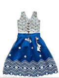 Embroidered cotton lehenga with super net dupatta in center daman butti pattern, suitable for 6-8 years old baby girls, Indian traditional outfit for special occasions