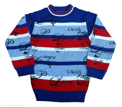 Multicolor wool boys sweaters, elegant designs for 12-24 months, India origin