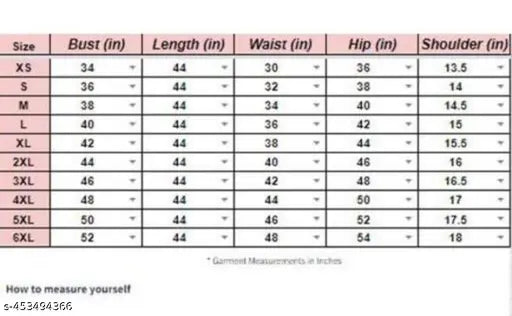 Printed cotton three-quarter sleeve kurti for women, Indian attire, available in sizes from XS to XXL