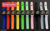 Colorful square digital watch for girls and boys combo of 2 pack