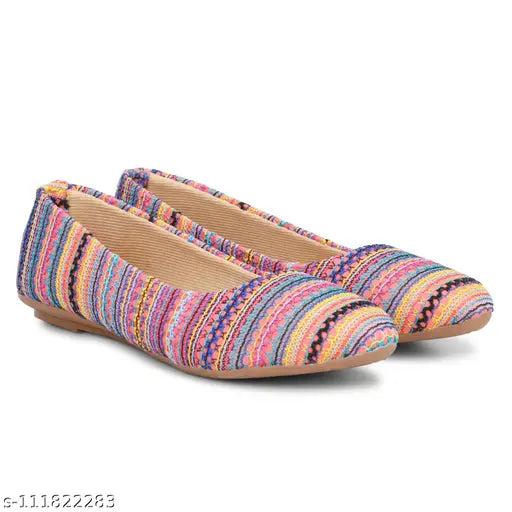 Textured textile pointed kadai belly for ladies (IND-3, IND-4, IND-5, IND-8), handcrafted in India