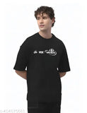 Graphic printed cotton blend Lord Shiva Mahadev T-shirt, half sleeve round neck design with Om Namah Shivay and Antah Asti Prarambh prints