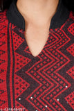 Woolen women's kurti with embroidered detailing