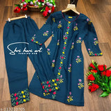 Cotton three-quarter sleeve dress for women, solid color, sizes from XXS to XXXL, made in India