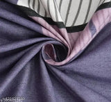 Glace cotton botanical single-size elastic bedsheet with 1 pillow cover, ideal for summer adult use
