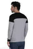 Breathable cotton blend round neck t-shirt with long sleeves and printed pattern, featuring the Om Sneh design. Trendy, comfortable, and fashionable men's t-shirt from India