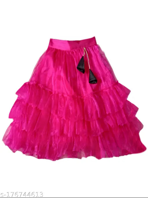 Embroidered taffeta silk & net kids wear lehenga-choli set, floral stitch, sleeveless, India origin